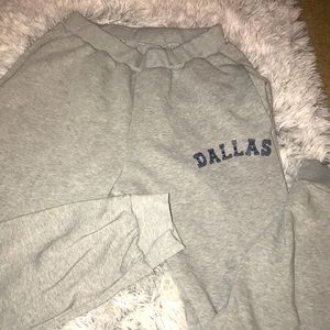 Grey Dallas sweatpants